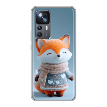 Силиконовый чехол на Xiaomi 12T с принтом Лиса