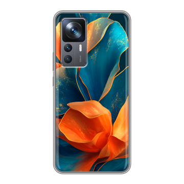 Силиконовый чехол на Xiaomi 12T с принтом Цветы