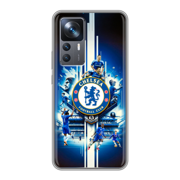 Силиконовый чехол на Xiaomi 12T с принтом Chelsea Челси Силиконовый чехол на Xiaomi 12T с принтом Chelsea Челси