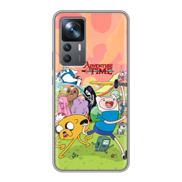Силиконовый чехол на Xiaomi 12T с принтом Adventure time Время приключений Силиконовый чехол на Xiaomi 12T с принтом Adventure time Время приключений