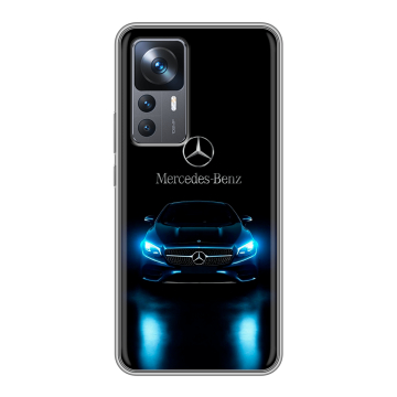 Силиконовый чехол на Xiaomi 12T с принтом Mercedes Мерседес