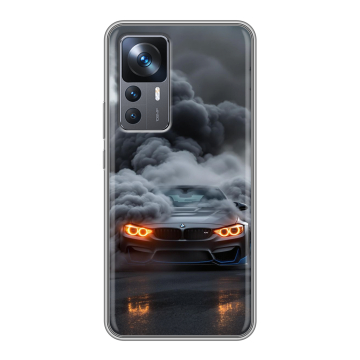 Силиконовый чехол на Xiaomi 12T с принтом BMW БМВ Силиконовый чехол на Xiaomi 12T с принтом BMW БМВ