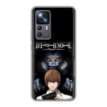 Силиконовый чехол на Xiaomi 12T с принтом Death note Тетрадь смерти Силиконовый чехол на Xiaomi 12T с принтом Death note Тетрадь смерти