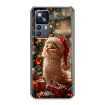 Силиконовый чехол на Xiaomi 12T с принтом Новый год Силиконовый чехол на Xiaomi 12T с принтом Новый год