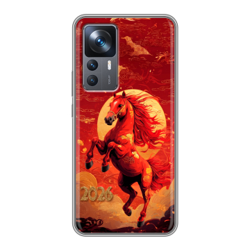 Силиконовый чехол на Xiaomi 12T с принтом Новый год Силиконовый чехол на Xiaomi 12T с принтом Новый год