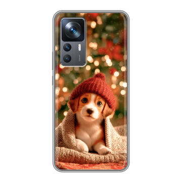 Силиконовый чехол на Xiaomi 12T с принтом Новый год