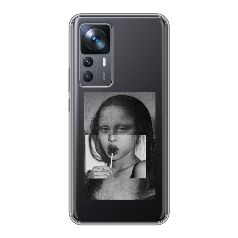 Силиконовый чехол на Xiaomi 12T с принтом Мона Лиза Силиконовый чехол на Xiaomi 12T с принтом Мона Лиза