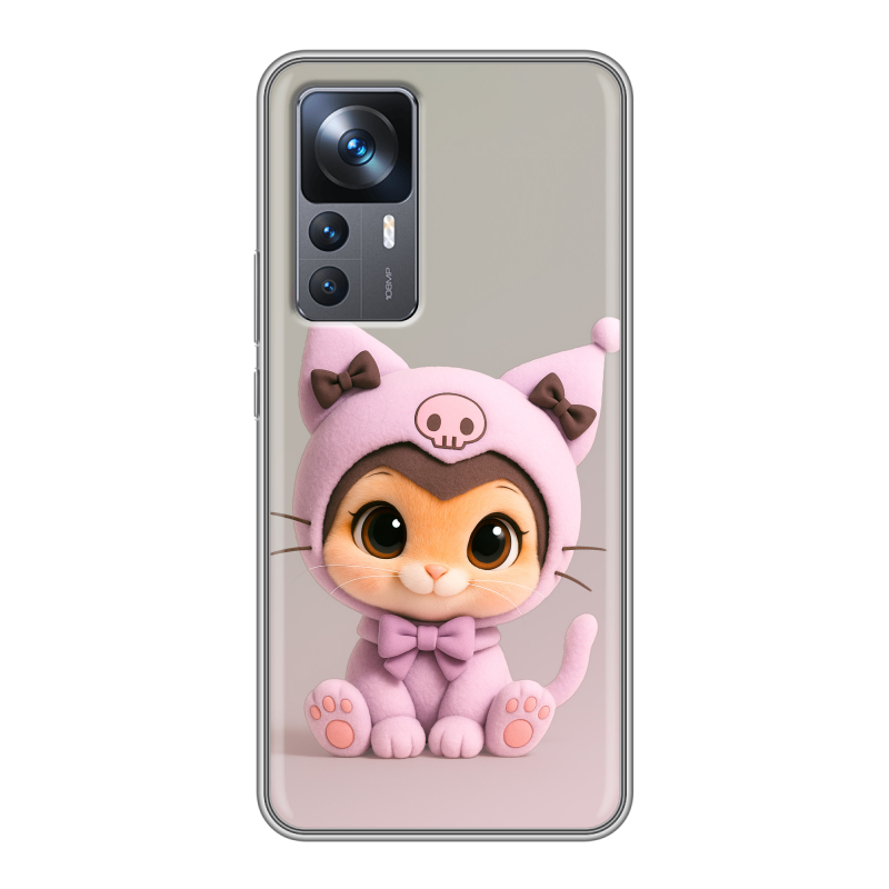 Силиконовый противоударный чехол на Xiaomi 12T с принтом Куроми Kuromi Силиконовый противоударный чехол на Xiaomi 12T с принтом Куроми Kuromi