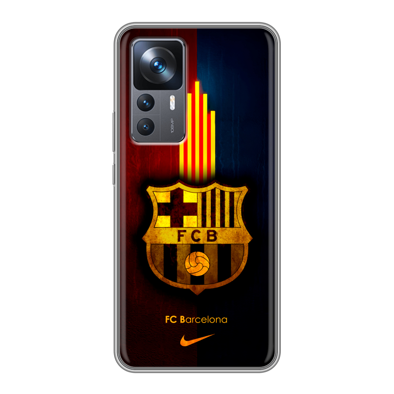 Силиконовый чехол на Xiaomi 12T с принтом Барселона Barcelona Силиконовый чехол на Xiaomi 12T с принтом Барселона Barcelona