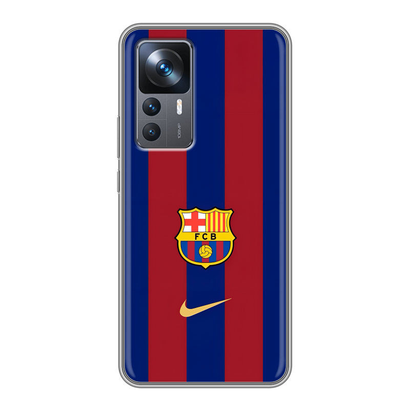 Силиконовый противоударный чехол на Xiaomi 12T с принтом Барселона Barcelona Силиконовый противоударный чехол на Xiaomi 12T с принтом Барселона Barcelona