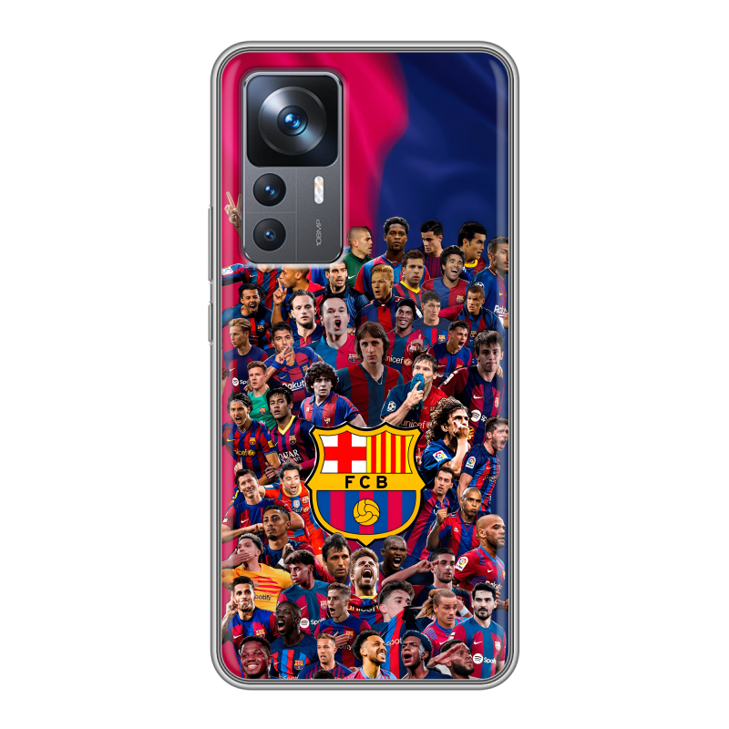 Силиконовый чехол на Xiaomi 12T с принтом Барселона Barcelona Силиконовый чехол на Xiaomi 12T с принтом Барселона Barcelona