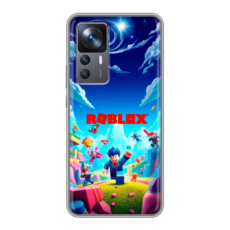Силиконовый чехол на Xiaomi 12T с принтом Roblox Роблокс Силиконовый чехол на Xiaomi 12T с принтом Roblox Роблокс