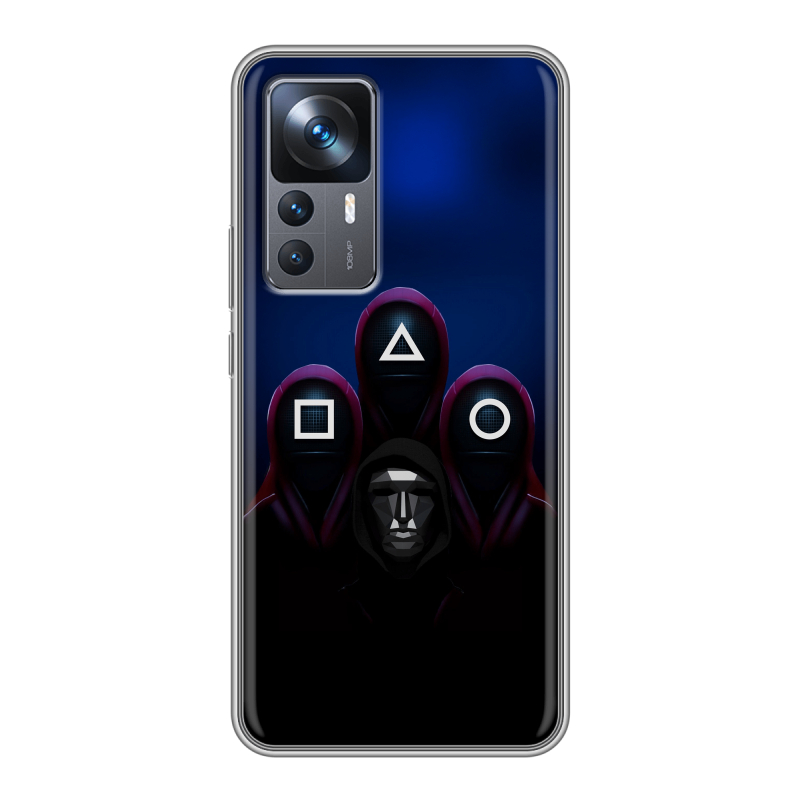 Силиконовый чехол на Xiaomi 12T с принтом Игра Кальмара Силиконовый чехол на Xiaomi 12T с принтом Игра Кальмара
