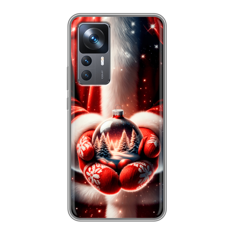 Силиконовый чехол на Xiaomi 12T с принтом Новый год Силиконовый чехол на Xiaomi 12T с принтом Новый год