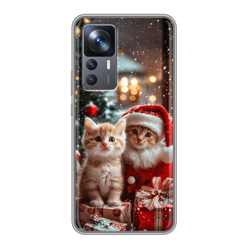 Силиконовый чехол на Xiaomi 12T с принтом Новый год Силиконовый чехол на Xiaomi 12T с принтом Новый год