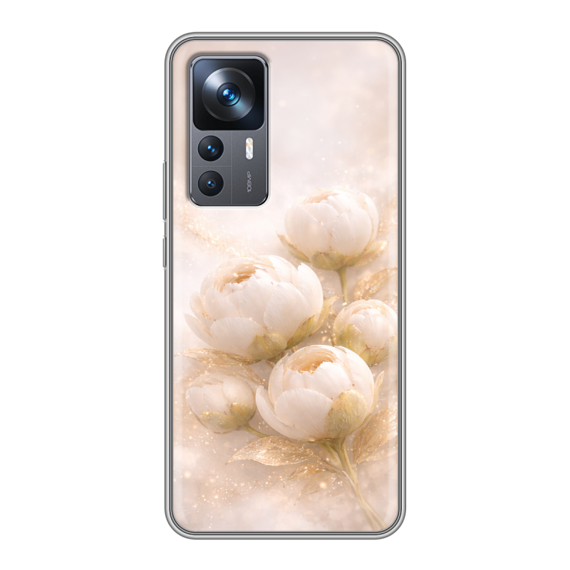 Силиконовый противоударный чехол на Xiaomi 12T с принтом женский Силиконовый противоударный чехол на Xiaomi 12T с принтом женский