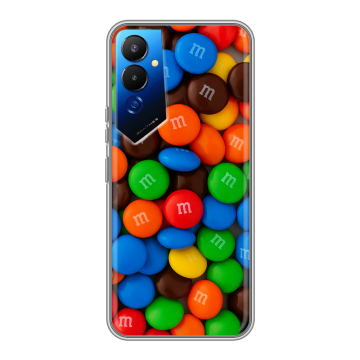 Силиконовый чехол на Tecno Pova 4 с принтом Конфеты Силиконовый чехол на Tecno Pova 4 с принтом Конфеты