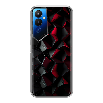 Силиконовый чехол на Tecno Pova 4 с принтом Абстракция Силиконовый чехол на Tecno Pova 4 с принтом Абстракция