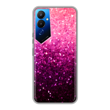 Силиконовый чехол на Tecno Pova 4 с принтом Блестки Силиконовый чехол на Tecno Pova 4 с принтом Блестки