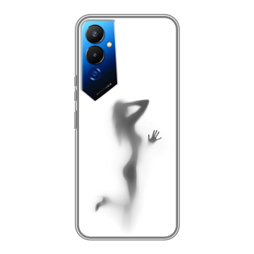 Силиконовый чехол на Tecno Pova 4 с принтом Силуэт Силиконовый чехол на Tecno Pova 4 с принтом Силуэт