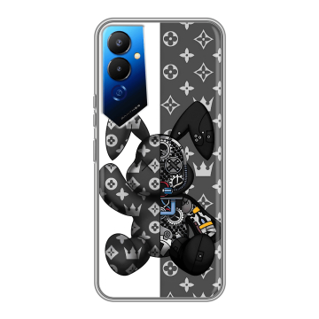 Силиконовый чехол на Tecno Pova 4 с принтом Луи робот Силиконовый чехол на Tecno Pova 4 с принтом Луи робот