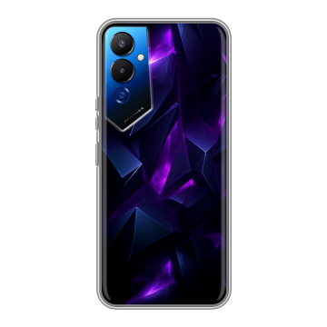 Силиконовый чехол на Tecno Pova 4 с принтом Абстракиция Силиконовый чехол на Tecno Pova 4 с принтом Абстракиция