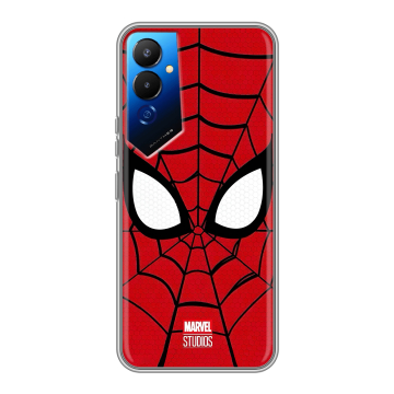 Силиконовый чехол на Tecno Pova 4 с принтом человек паук spiderman Силиконовый чехол на Tecno Pova 4 с принтом человек паук spiderman