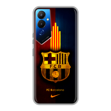 Силиконовый чехол на Tecno Pova 4 с принтом Барселона Barcelona Силиконовый чехол на Tecno Pova 4 с принтом Барселона Barcelona
