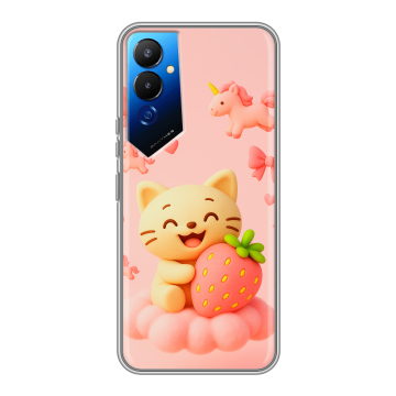 Силиконовый чехол на Tecno Pova 4 с принтом для девочек Силиконовый чехол на Tecno Pova 4 с принтом для девочек