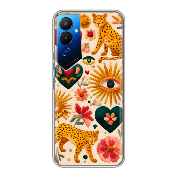 Силиконовый чехол на Tecno Pova 4 с принтом Модный принт Силиконовый чехол на Tecno Pova 4 с принтом Модный принт