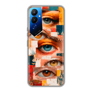 Силиконовый чехол на Tecno Pova 4 с принтом Модный принт Силиконовый чехол на Tecno Pova 4 с принтом Модный принт