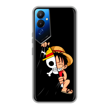 Силиконовый чехол на Tecno Pova 4 с принтом One Piece Ван Пис Силиконовый чехол на Tecno Pova 4 с принтом One Piece Ван Пис