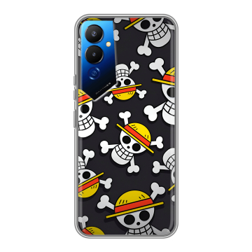 Силиконовый чехол на Tecno Pova 4 с принтом One Piece Ван Пис Силиконовый чехол на Tecno Pova 4 с принтом One Piece Ван Пис