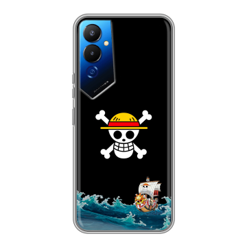 Силиконовый чехол на Tecno Pova 4 с принтом One Piece Ван Пис Силиконовый чехол на Tecno Pova 4 с принтом One Piece Ван Пис