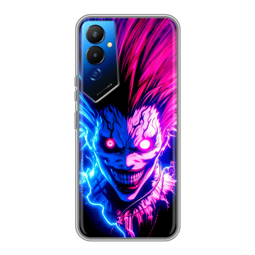 Силиконовый чехол на Tecno Pova 4 с принтом Death note Тетрадь смерти Силиконовый чехол на Tecno Pova 4 с принтом Death note Тетрадь смерти