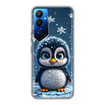 Силиконовый чехол на Tecno Pova 4 с принтом Новый год Силиконовый чехол на Tecno Pova 4 с принтом Новый год