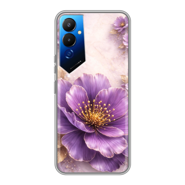 Силиконовый чехол на Tecno Pova 4 с принтом женский Силиконовый чехол на Tecno Pova 4 с принтом женский