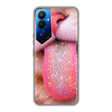 Силиконовый чехол на Tecno Pova 4 с принтом для девочек Силиконовый чехол на Tecno Pova 4 с принтом для девочек