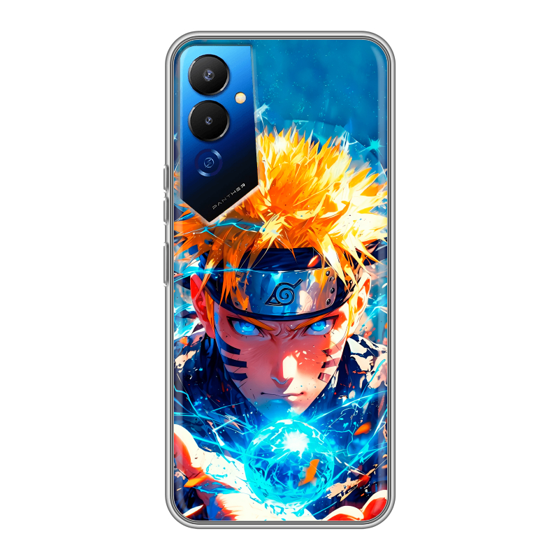 Силиконовый чехол на Tecno Pova 4 с принтом Аниме Наруто Naruto Силиконовый чехол на Tecno Pova 4 с принтом Аниме Наруто Naruto