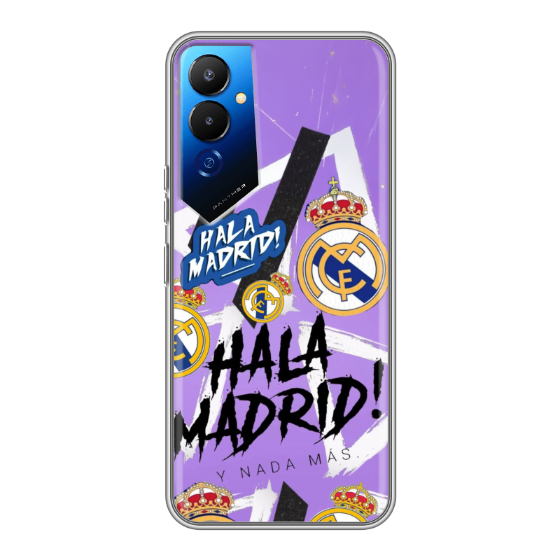 Силиконовый чехол на Tecno Pova 4 с принтом Real Madrid Реал Мадрид Силиконовый чехол на Tecno Pova 4 с принтом Real Madrid Реал Мадрид