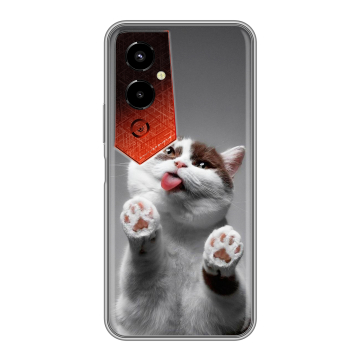 Силиконовый чехол на Tecno Pova 4 Pro с принтом Коты