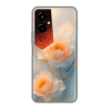 Силиконовый чехол на Tecno Pova 4 Pro с принтом Женский