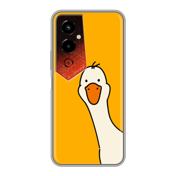 Силиконовый чехол на Tecno Pova 4 Pro с принтом Утка