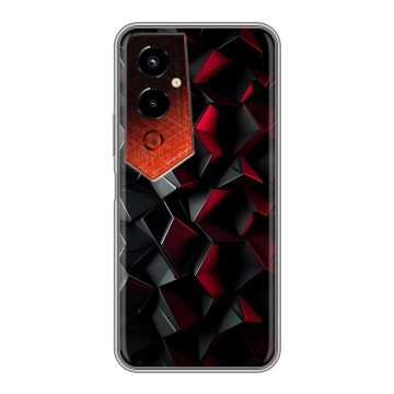 Силиконовый чехол на Tecno Pova 4 Pro с принтом Абстракция Силиконовый чехол на Tecno Pova 4 Pro с принтом Абстракция