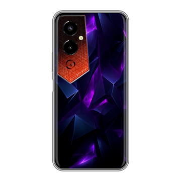 Силиконовый чехол на Tecno Pova 4 Pro с принтом Абстракиция