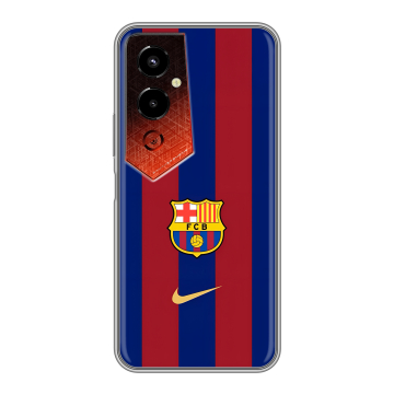 Силиконовый чехол на Tecno Pova 4 Pro с принтом Барселона Barcelona