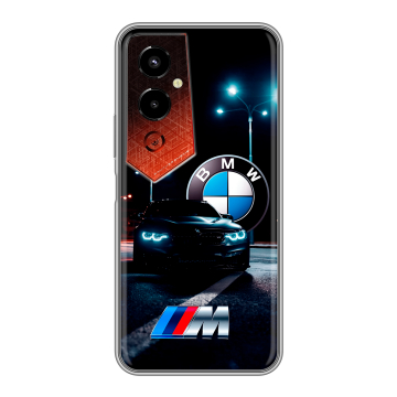 Силиконовый чехол на Tecno Pova 4 Pro с принтом БМВ BMW