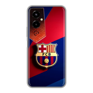 Силиконовый чехол на Tecno Pova 4 Pro с принтом Барселона Barcelona