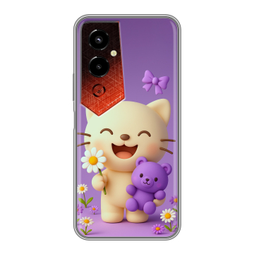 Силиконовый чехол на Tecno Pova 4 Pro с принтом для девочек Силиконовый чехол на Tecno Pova 4 Pro с принтом для девочек