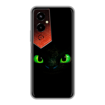 Силиконовый чехол на Tecno Pova 4 Pro с принтом Как приручить дракона Силиконовый чехол на Tecno Pova 4 Pro с принтом Как приручить дракона